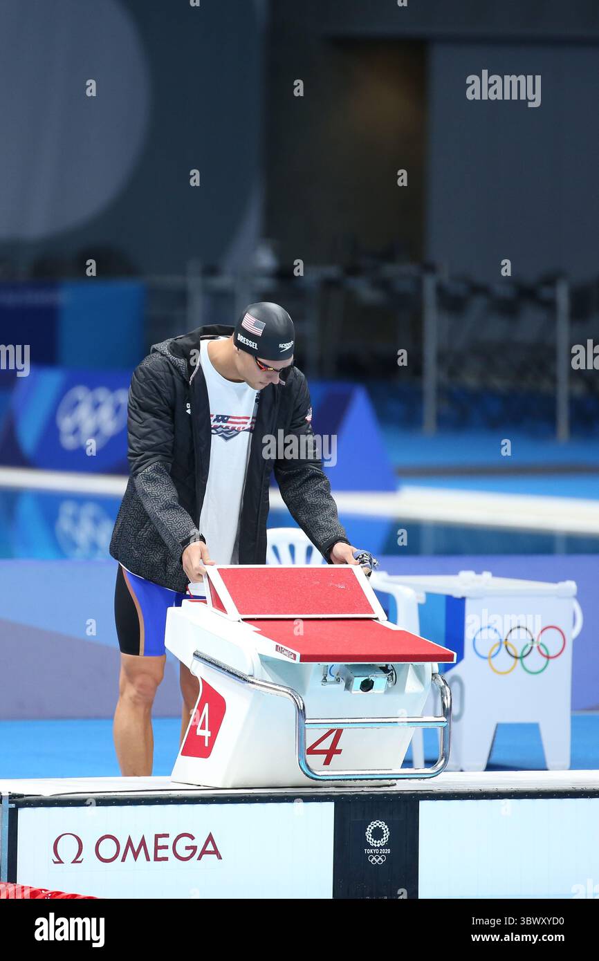 July 28, 2021, Koto, Tokyo, Japan: Caeleb DRESSEL of the United States ...