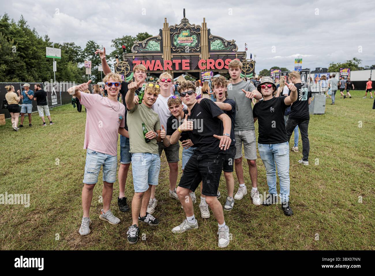 LICHTENVOORDE Visitors On The First Day Of Festival Zwarte Cross The lichtenvoorde-visitors-on-the-first-day-of-festival-zwarte-cross-the