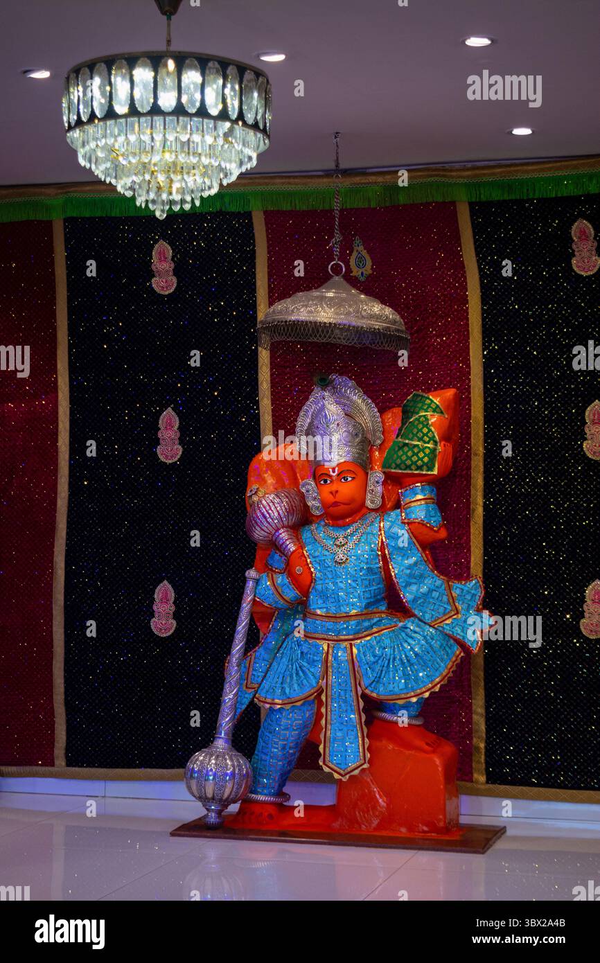 Statue of hindu lord hanuman in indore Stock Photo