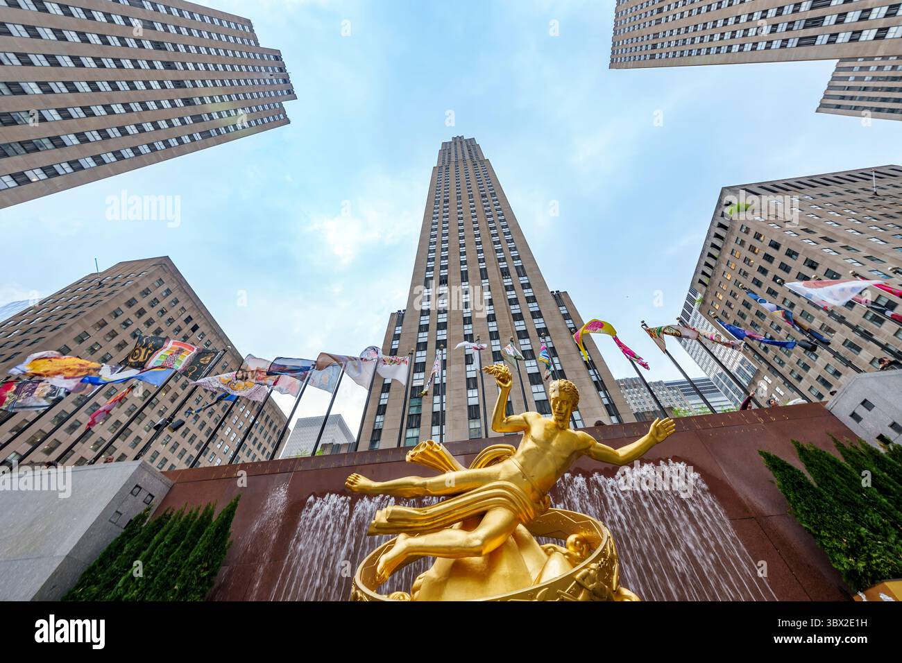 Rockefeller Center in New York city, USA Stock Photo