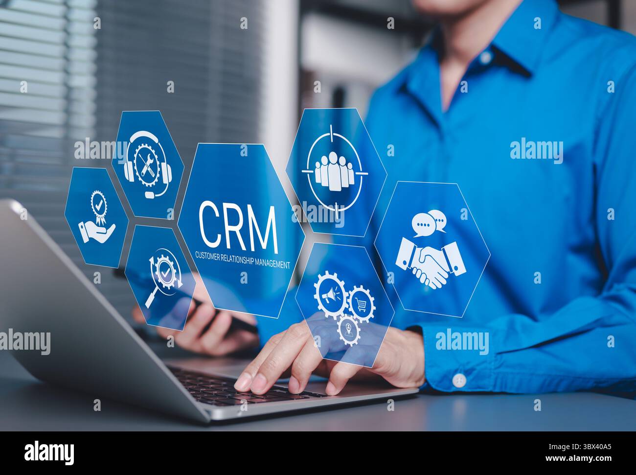 Crm system icon hi-res stock photography and images - Alamy