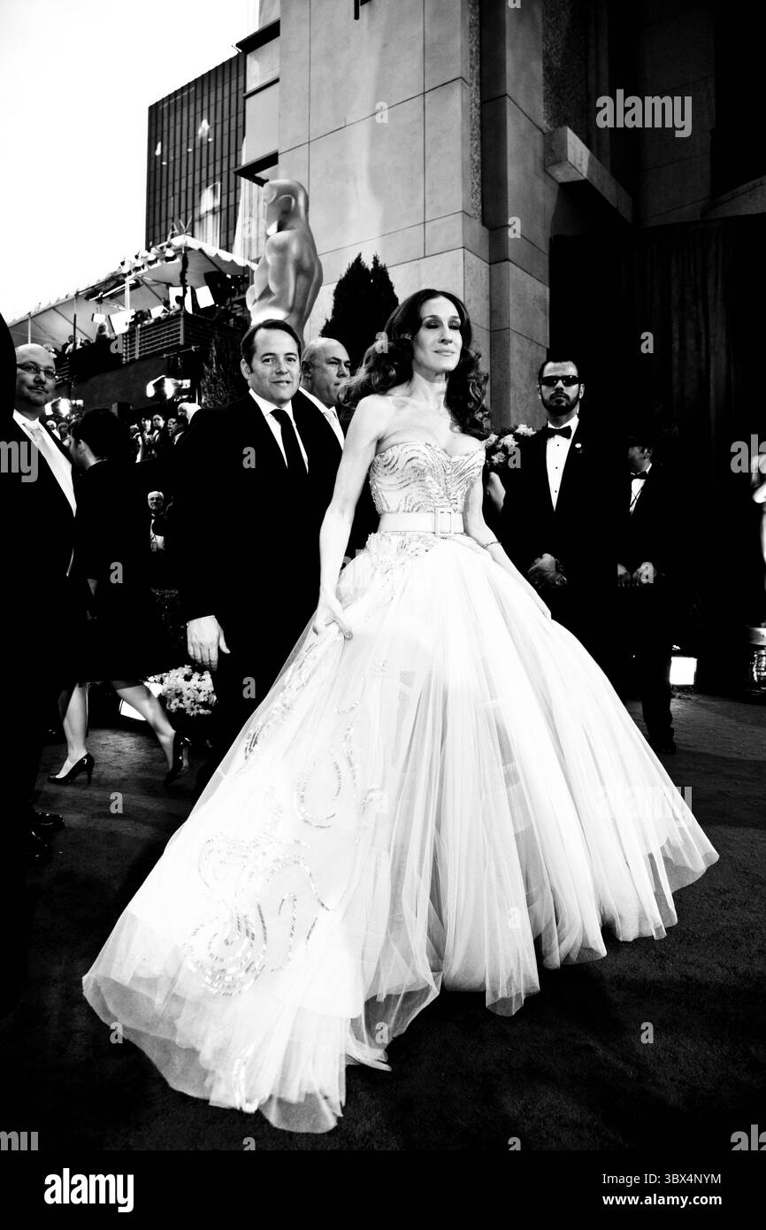 Sarah jessica parker matthew broderick Black and White Stock Photos &  Images - Alamy