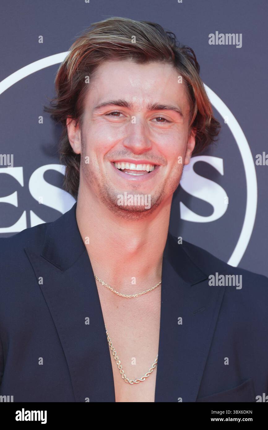 Bronson Balholm attends the 2025 ESPY Awards at Dolby Theatre on July 16, 2025 in Hollywood, California. Photo: CraSH/imageSPACE/MediaPunch Stock Photo