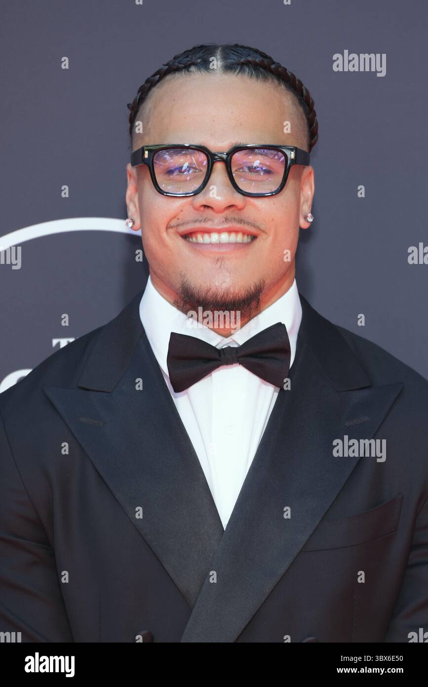 Cameron Latuattends the 2025 ESPY Awards at Dolby Theatre on July 16, 2025 in Hollywood, California. Photo: CraSH/imageSPACE/MediaPunch Stock Photo