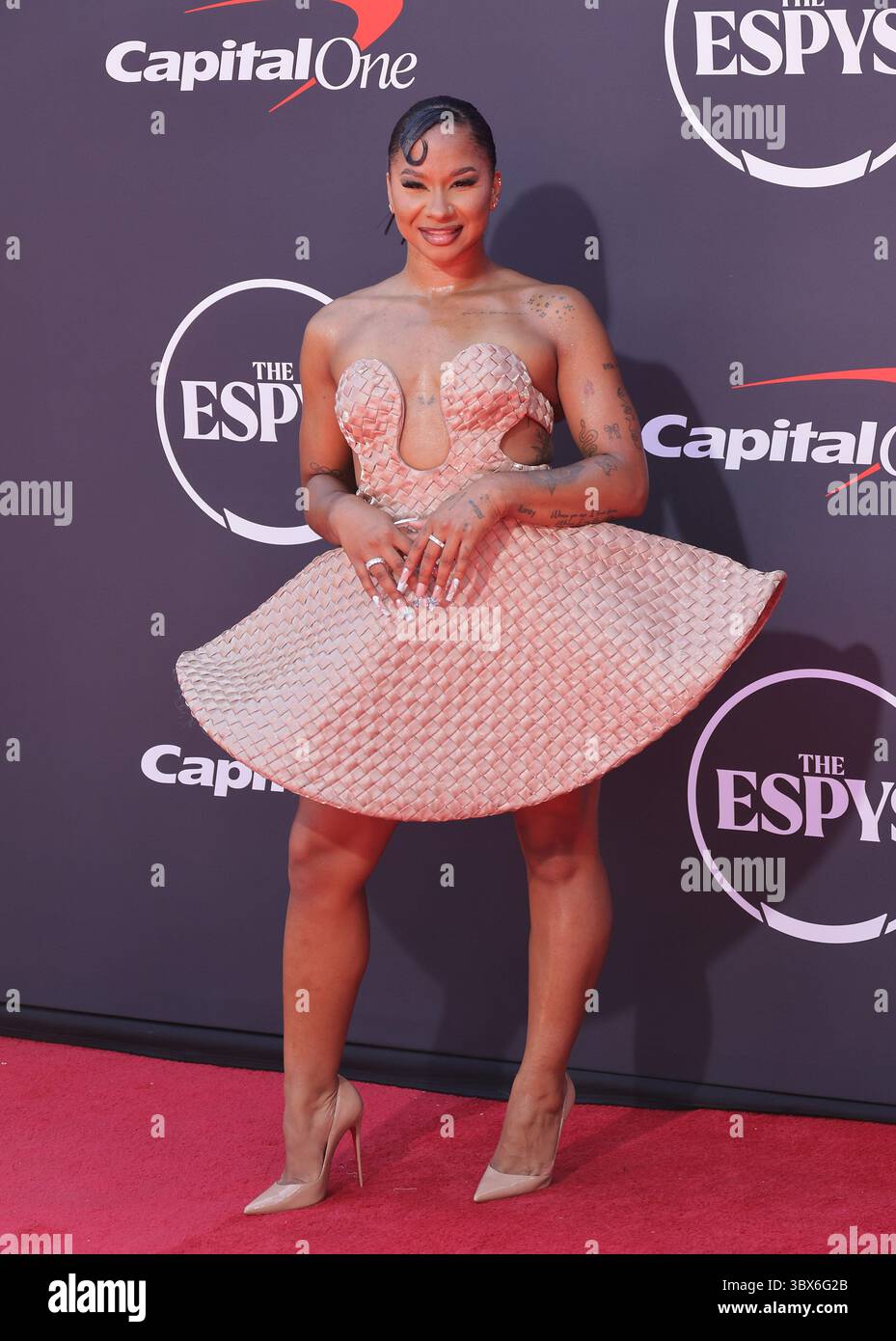 Jordan Chiles attends the 2025 ESPY Awards at Dolby Theatre on July 16, 2025 in Hollywood, California. Photo: CraSH/imageSPACE/MediaPunch Stock Photo