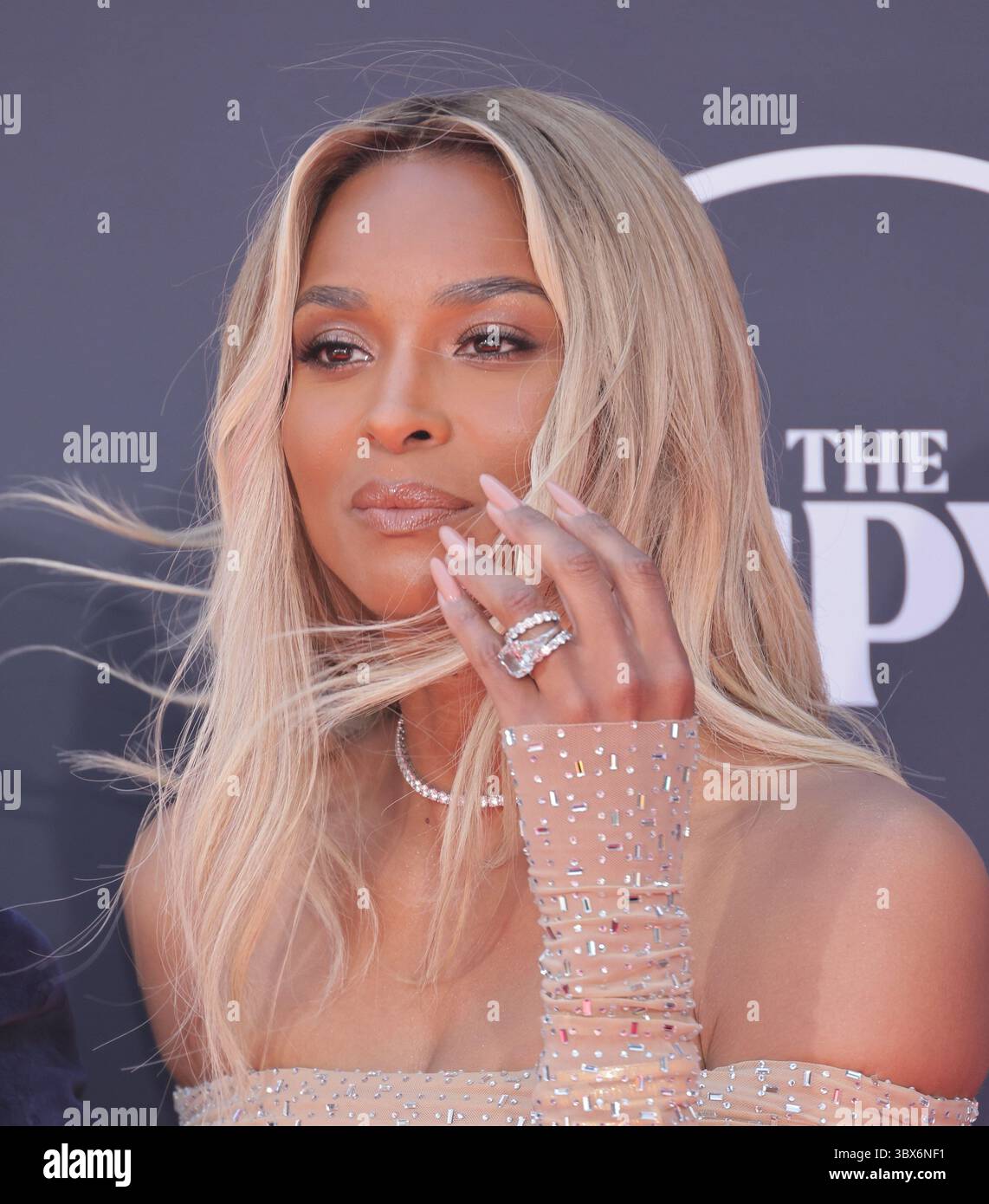 Ciara attends the 2025 ESPY Awards at Dolby Theatre on July 16, 2025 in Hollywood, California. Photo: CraSH/imageSPACE/MediaPunch Stock Photo