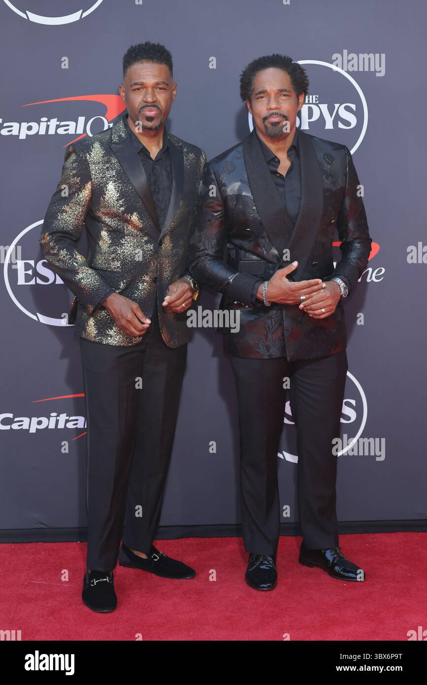 Jarvis and Jason attend the 2025 ESPY Awards at Dolby