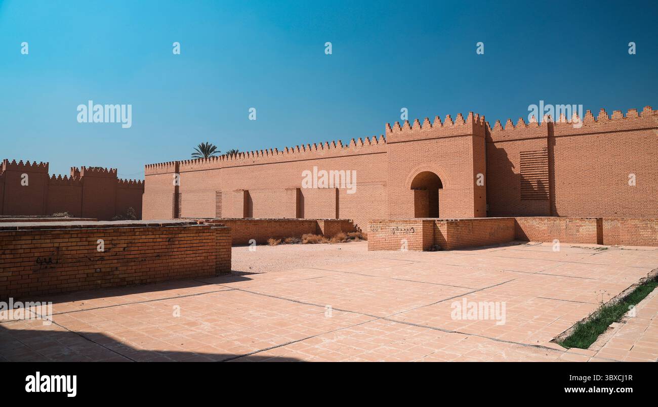 Exploration of Babylon in Iraq reveals ancient walls and structures ...