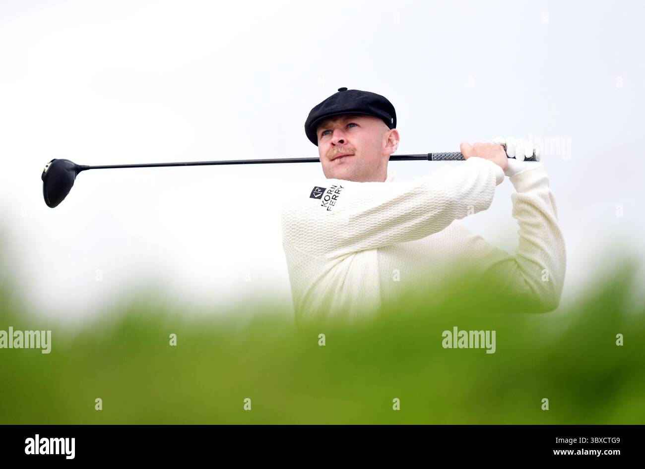 England’s Harry Hall on day two of The 153rd Open Championship at Royal