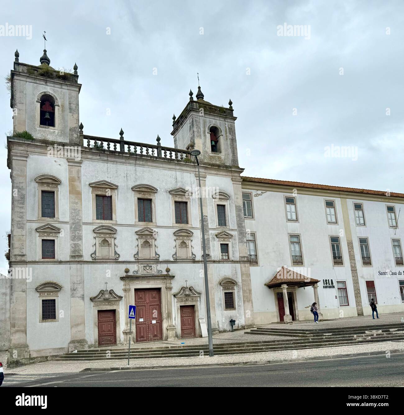 Church and Convent of Our Lady of Jesus of Sítio in Santarem Portugal - Smartphone Captured Stock Image