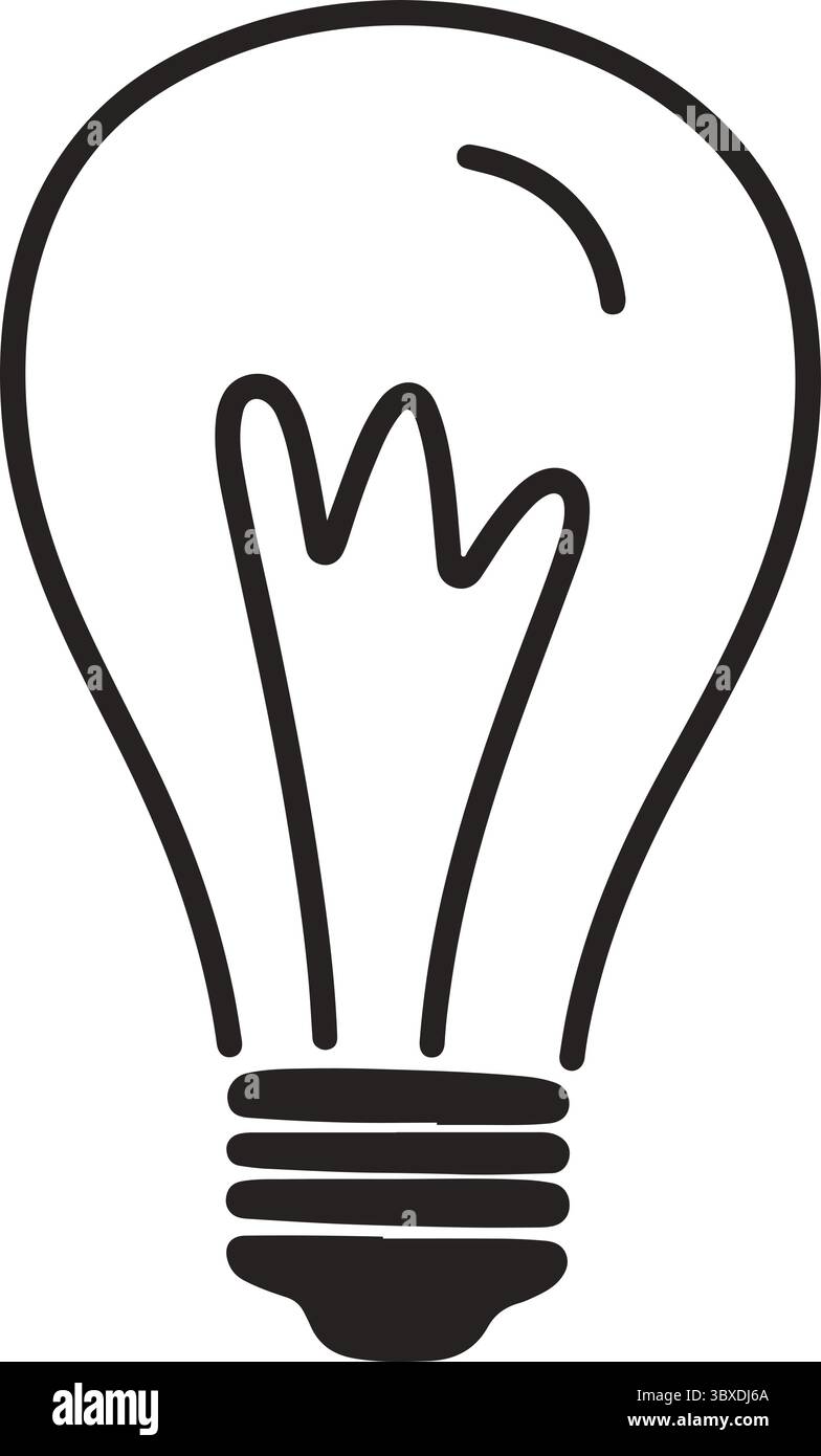 A light icon silhouette art illustration Stock Vector