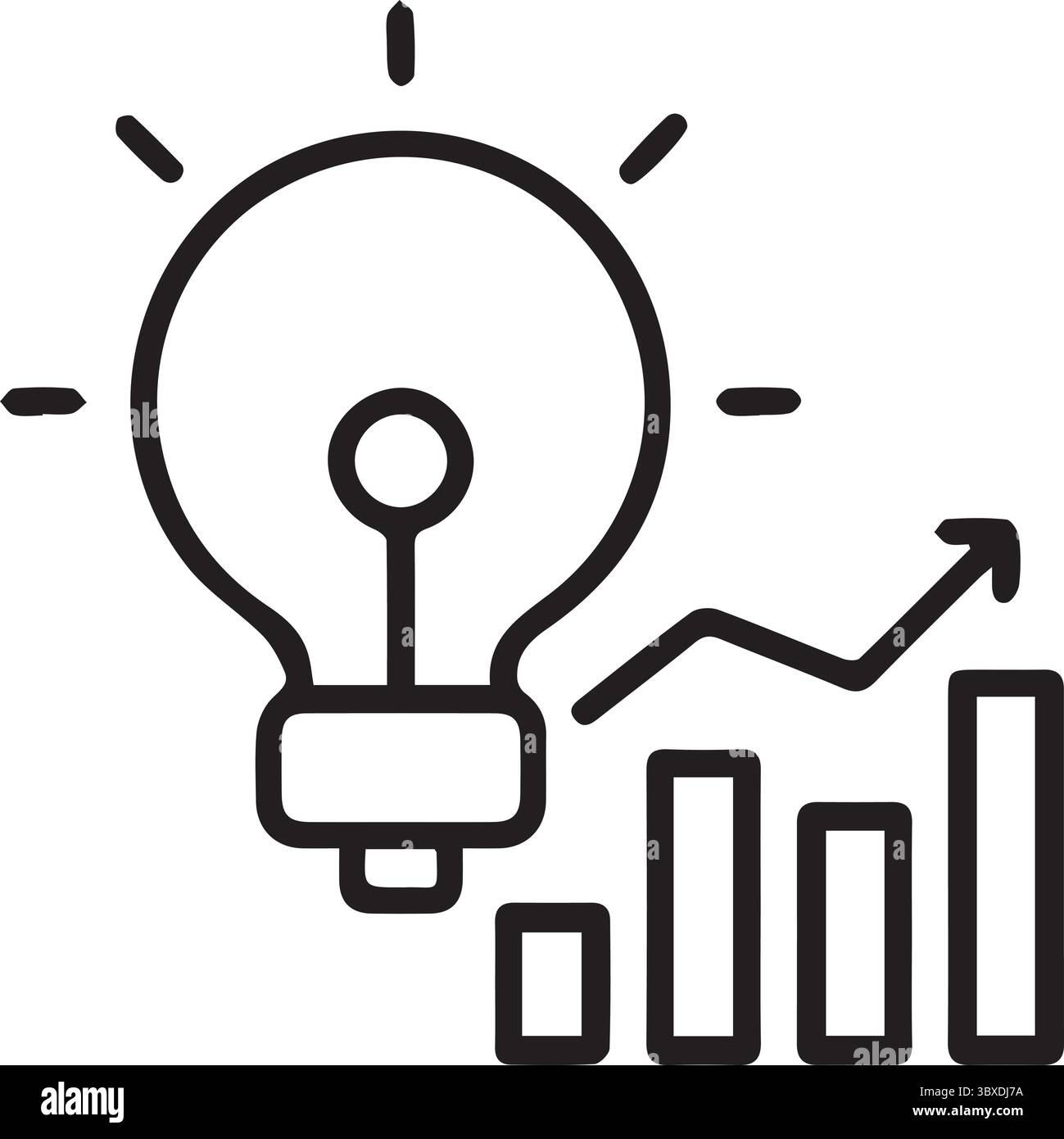 A light icon silhouette art illustration Stock Vector