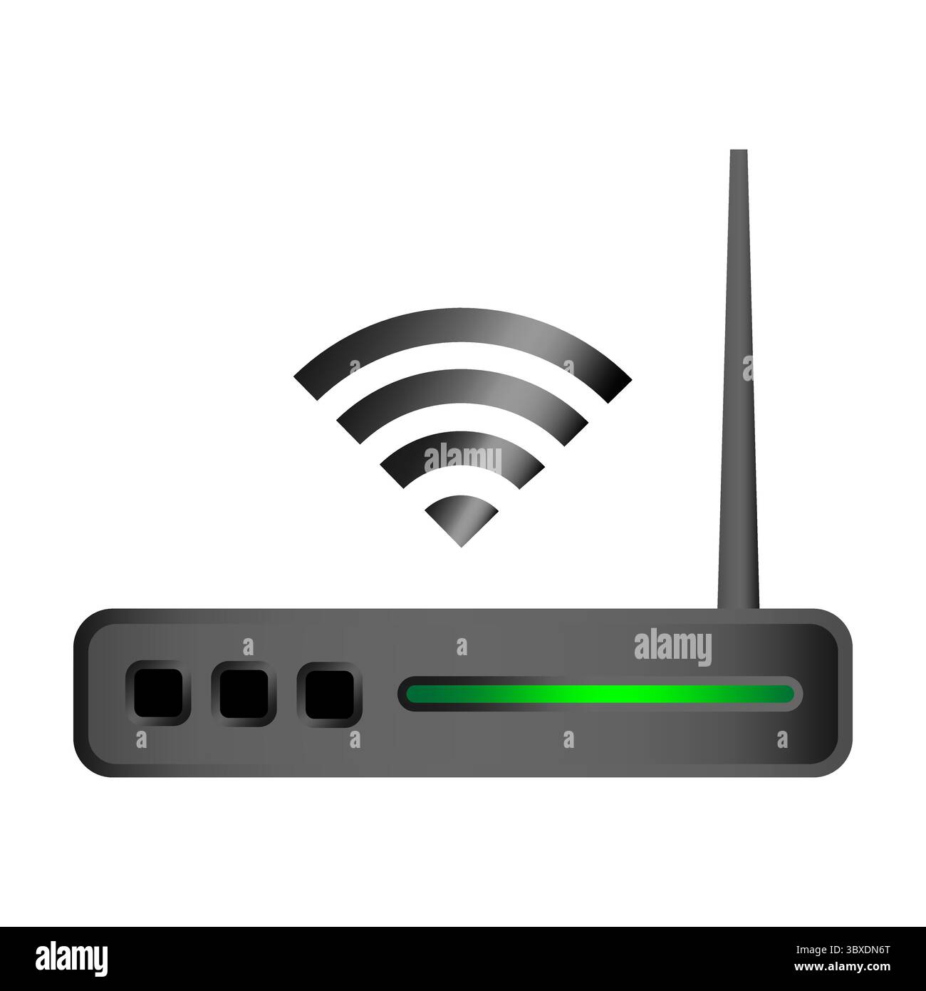 Wi Fi router. Internet device icon. Network connection symbol. Vector ...
