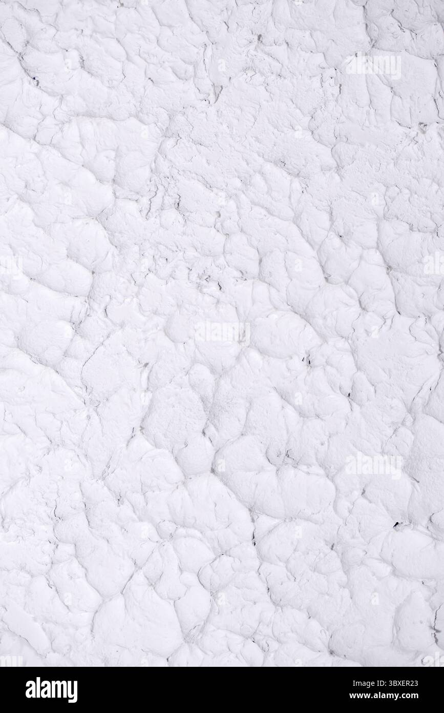 Irish traditional textured white plaster design. Vertical background Stock Photo