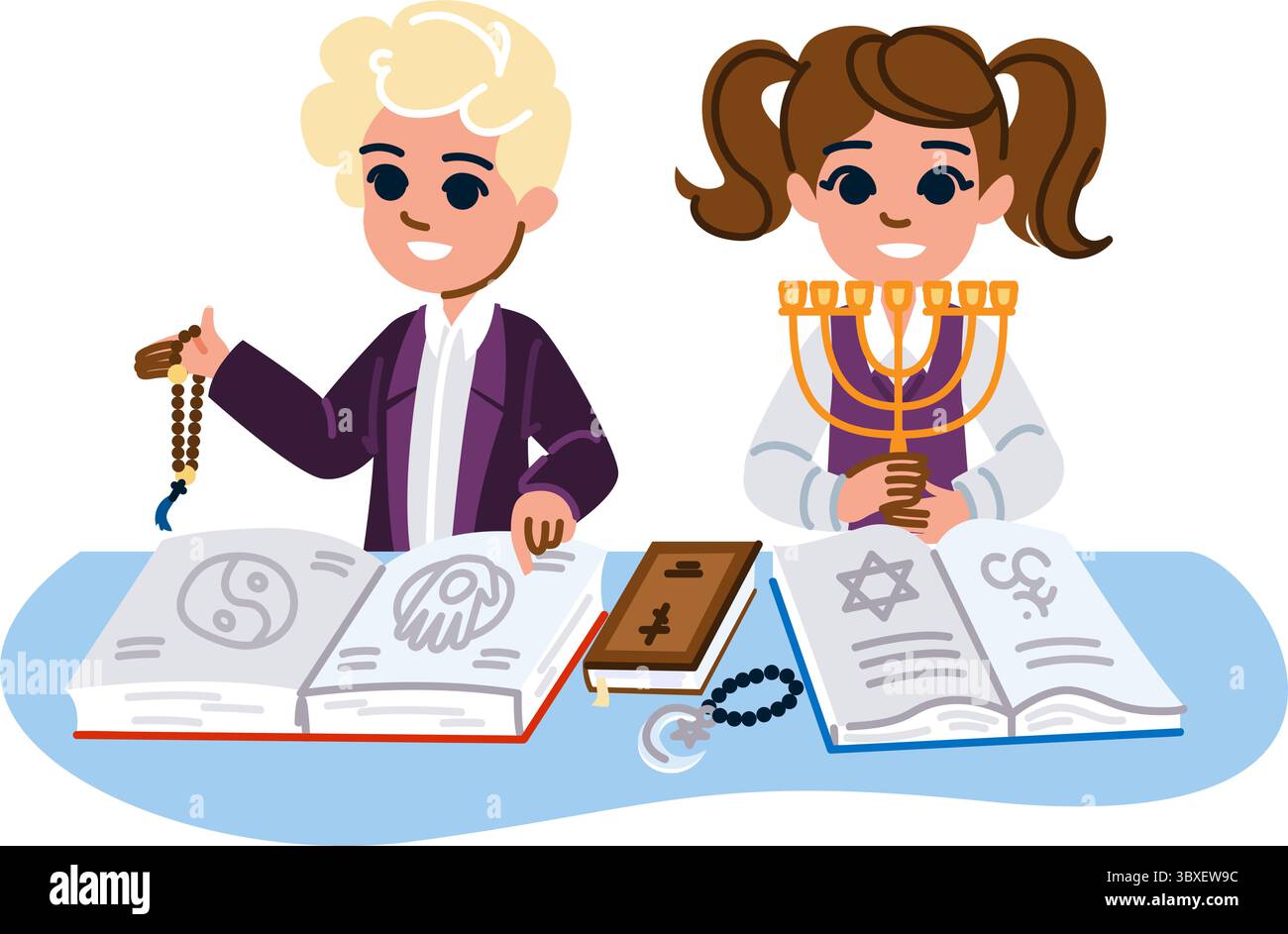 faith religious studies school education vector Stock Vector Image ...