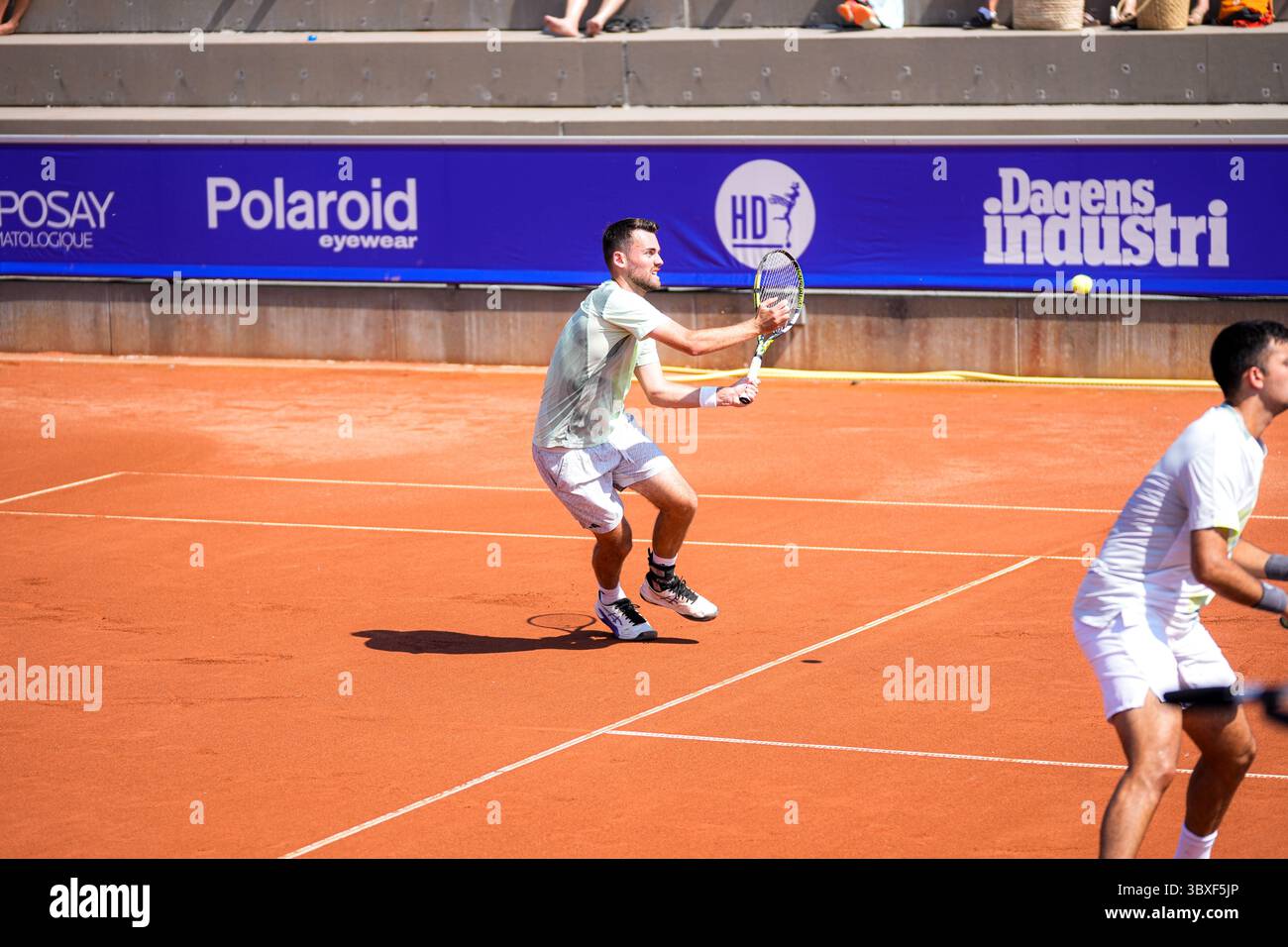 Double semifinal. Théo Arribagé, Marcelo Tomas Barrios Vera Stock Photo