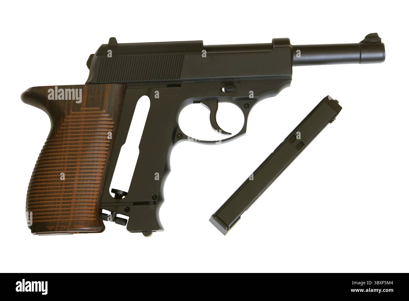 Pistol isolated on the white background Stock Photo - Alamy