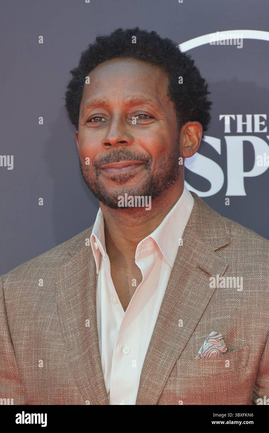 Desmond Howard attends the 2025 ESPY Awards at Dolby Theatre on July 16, 2025 in Hollywood, California. Photo: CraSH/imageSPACE / MediaPunch Stock Photo