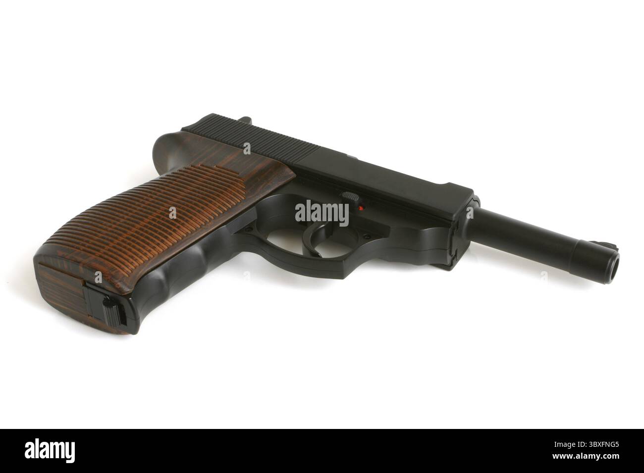 Pistol on a white background Stock Photo - Alamy