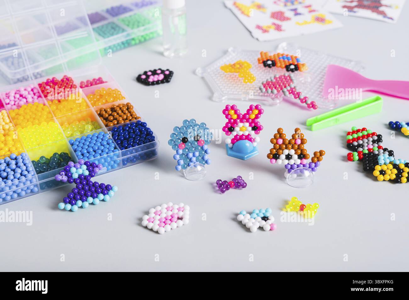 Food, A set of aqua beads for the development of fine motor skills of ...