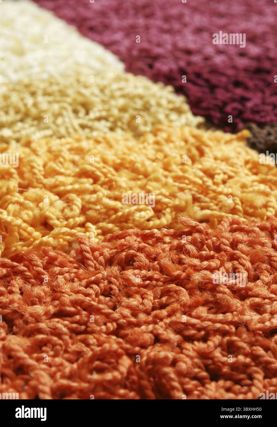 Samples of collection carpet, for backgrounds or textures Stock Photo