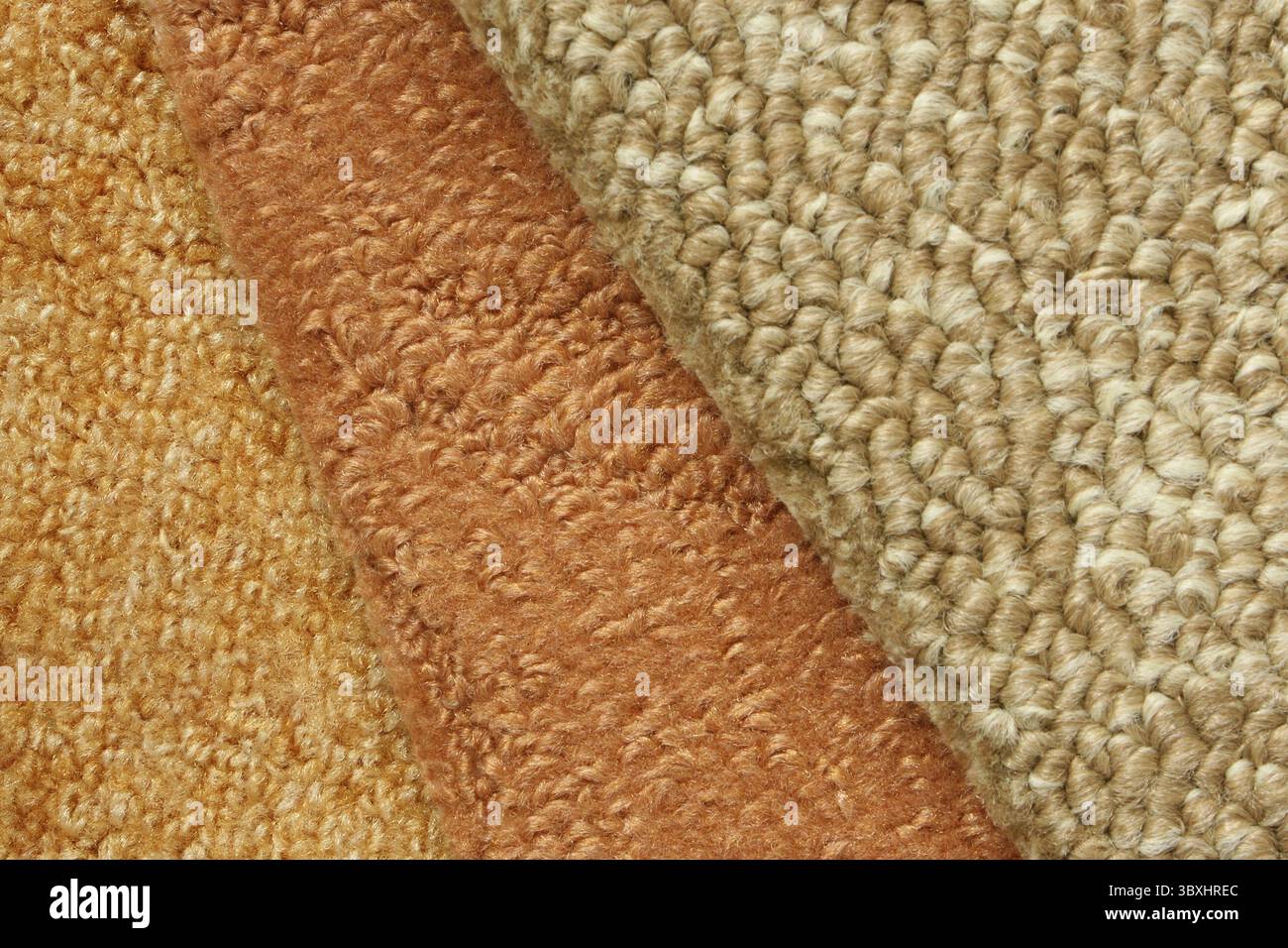 Samples of collection carpet, for backgrounds or textures Stock Photo