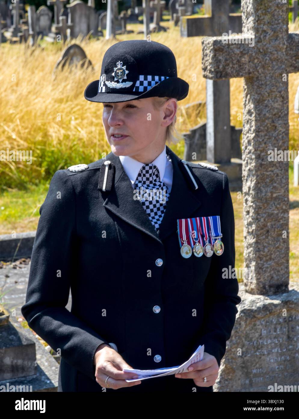 1912 Inpecter Eastbourne, East Sussex.18 Jul, 2025. Representatives of Sussex Police ...