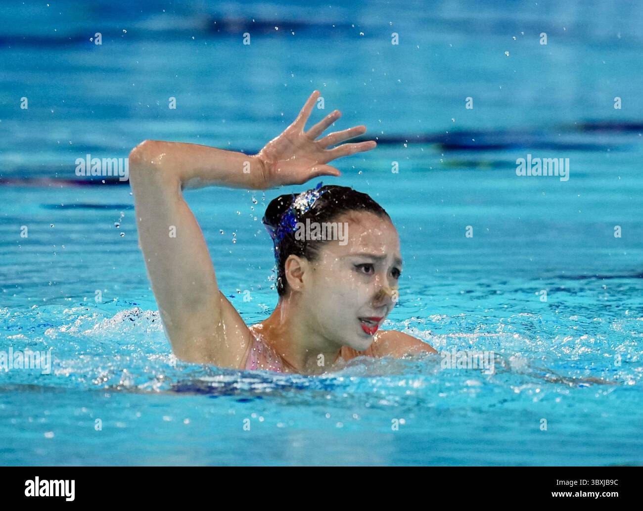 Singapore, Singapore. 18th July, 2025. China’s XU Huiyan standing out ...