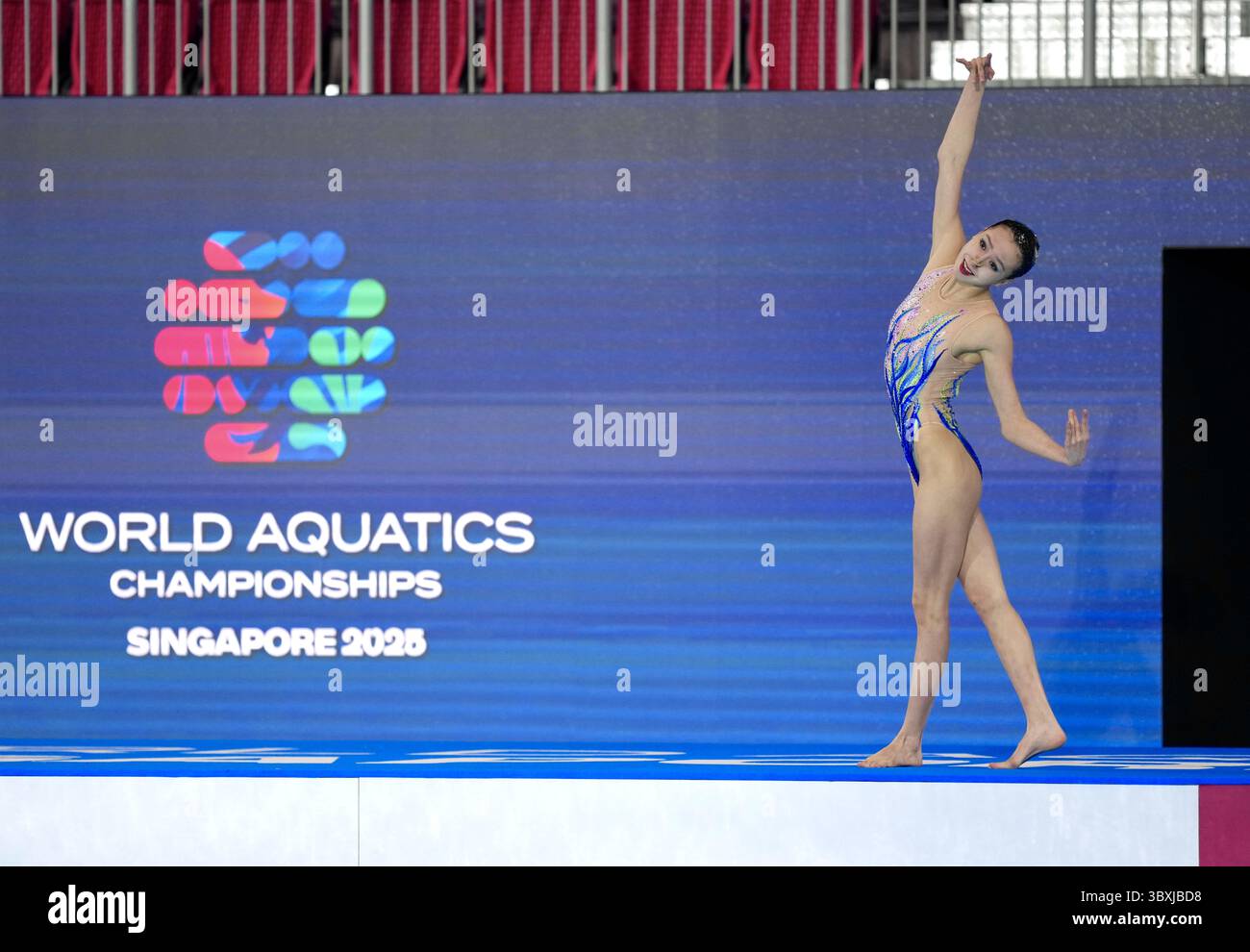 Singapore, Singapore. 18th July, 2025. China’s XU Huiyan standing out ...
