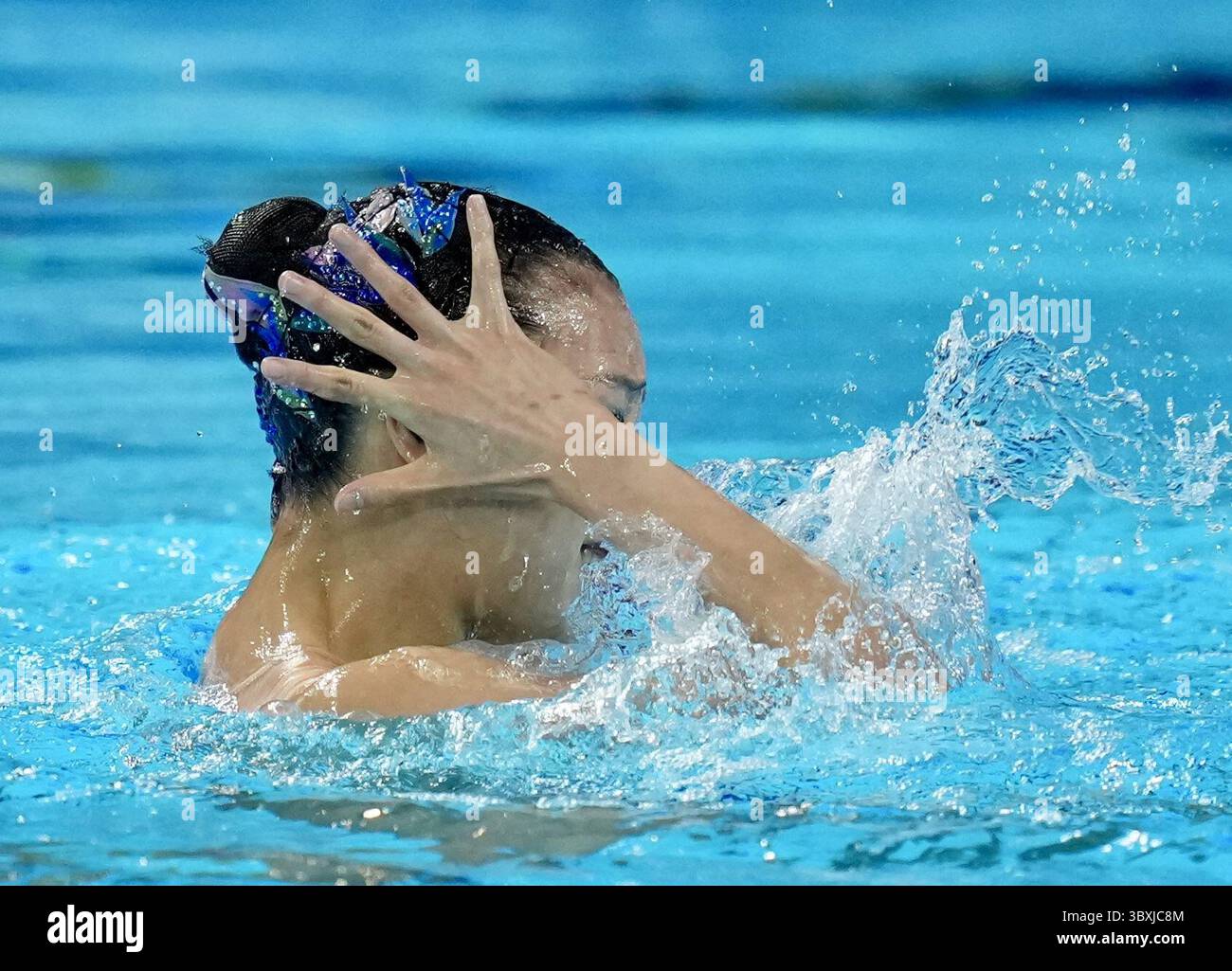 Singapore, Singapore. 18th July, 2025. China’s XU Huiyan standing out ...