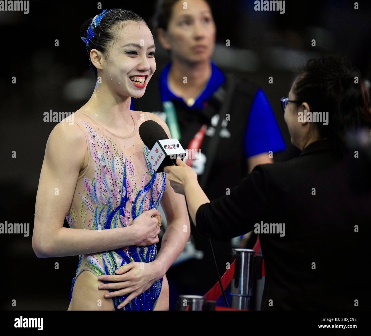 Singapore, Singapore. 18th July, 2025. China’s XU Huiyan standing out ...