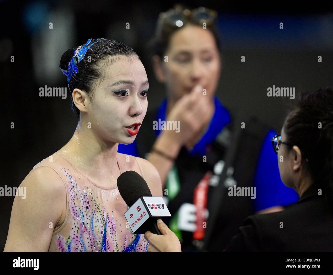 Singapore, Singapore. 18th July, 2025. China’s XU Huiyan standing out ...