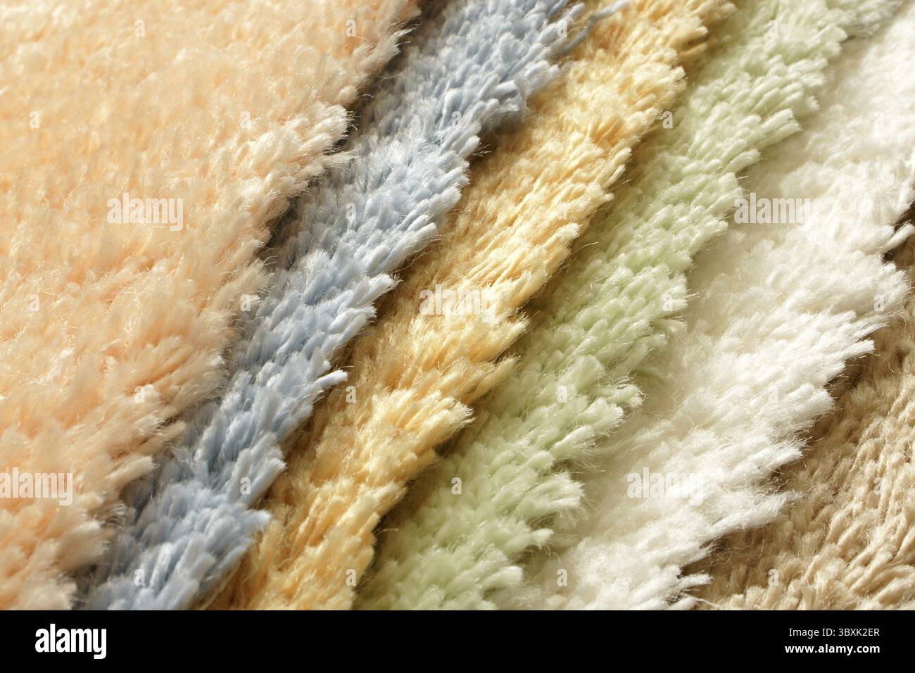 Samples of collection carpet, for backgrounds or textures Stock Photo