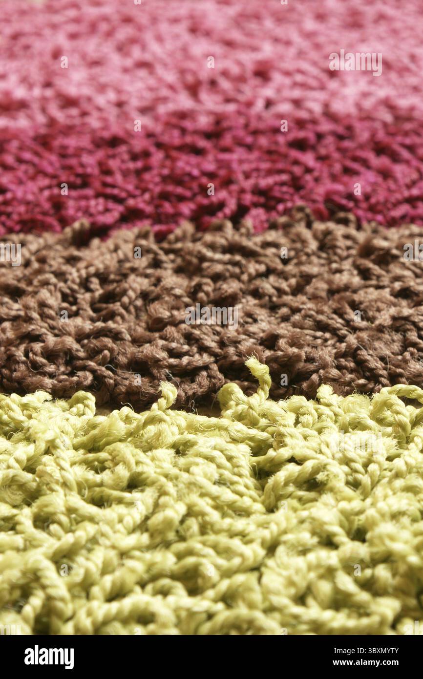 Samples of collection carpet, for backgrounds or textures Stock Photo
