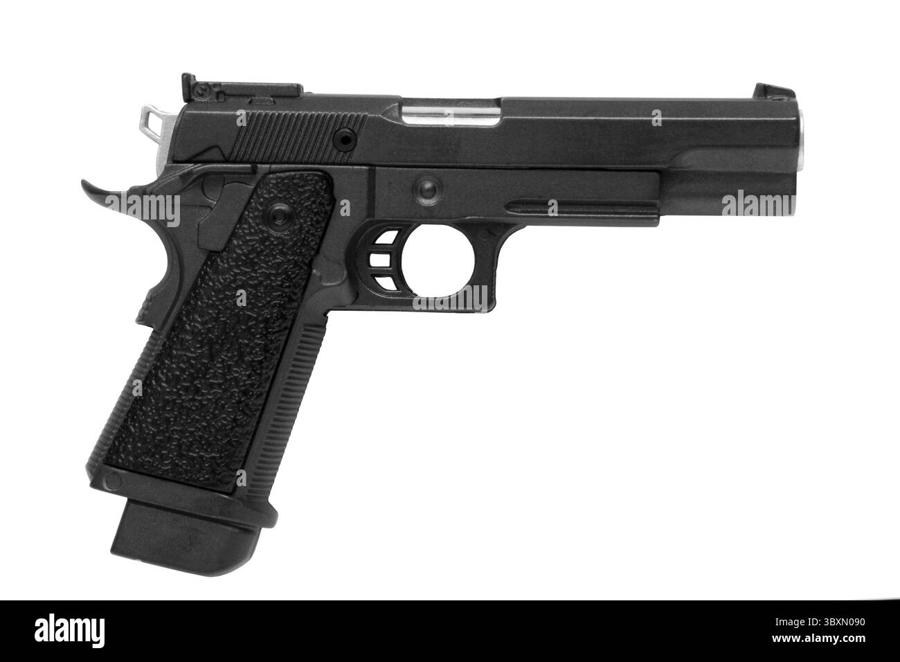 Pistol isolated on a white background Stock Photo - Alamy