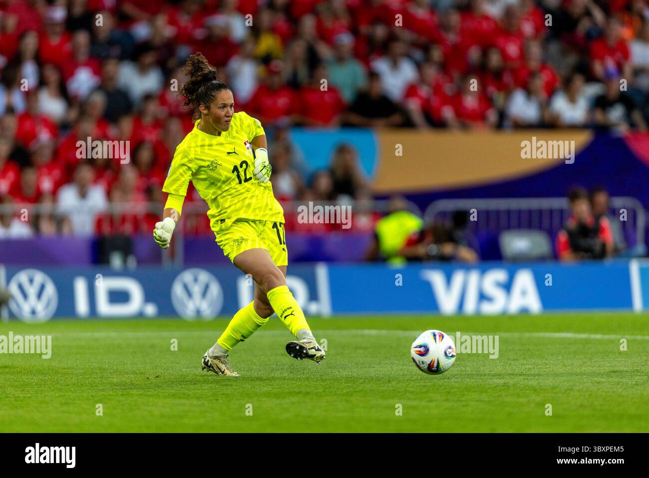BERN, SWITZERLAND - JULY 18: goalkeeper Livia Peng of Switzerland