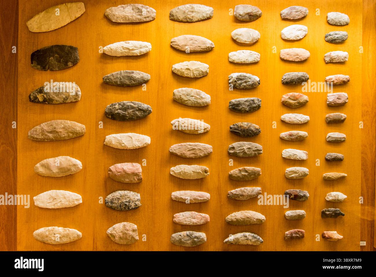 Artifacts in the Archaeological Museum at the Convent of Our Lady of Mount Carmel (Church of Santa Maria do Carmo), Bairro Alto, Lisbon, Portugal. Stock Photo