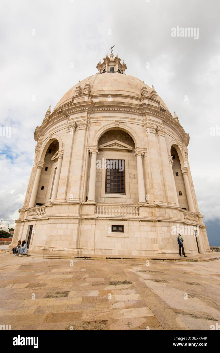 Dome of the Church of Santa Engrácia or National Pantheon, lisbon,portugal. Stock Photo