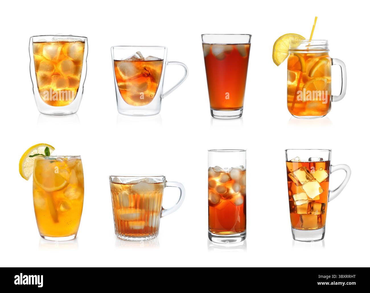 Drink in glasses jar Cut Out Stock Images & Pictures - Alamy