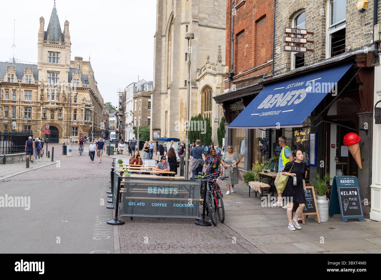 Cambridge city centre,England,UK Stock Photo