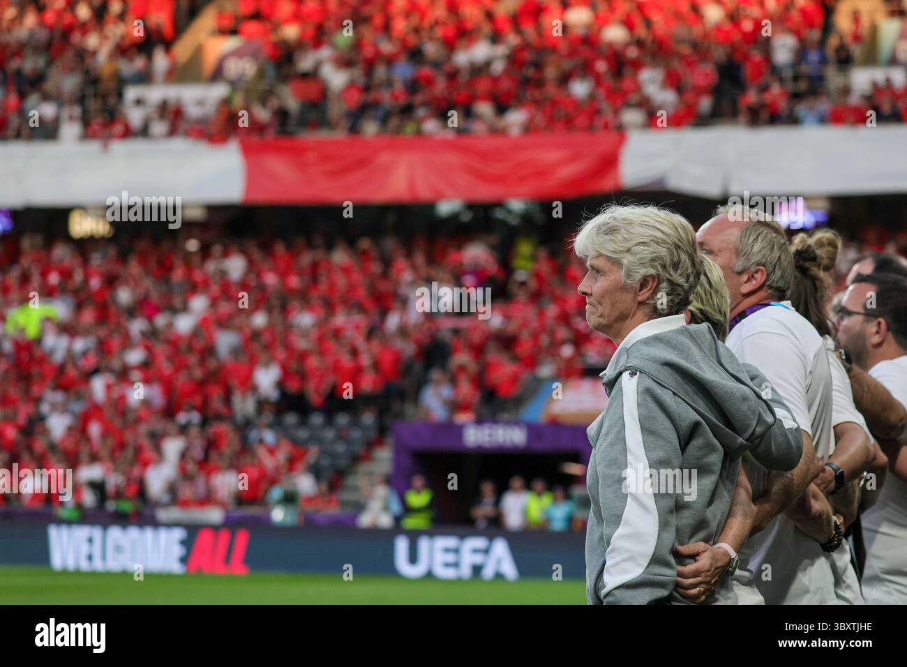 18th July 2025, Stadion Wankdorf: Headcoach Pia Sundhage (Switzerland