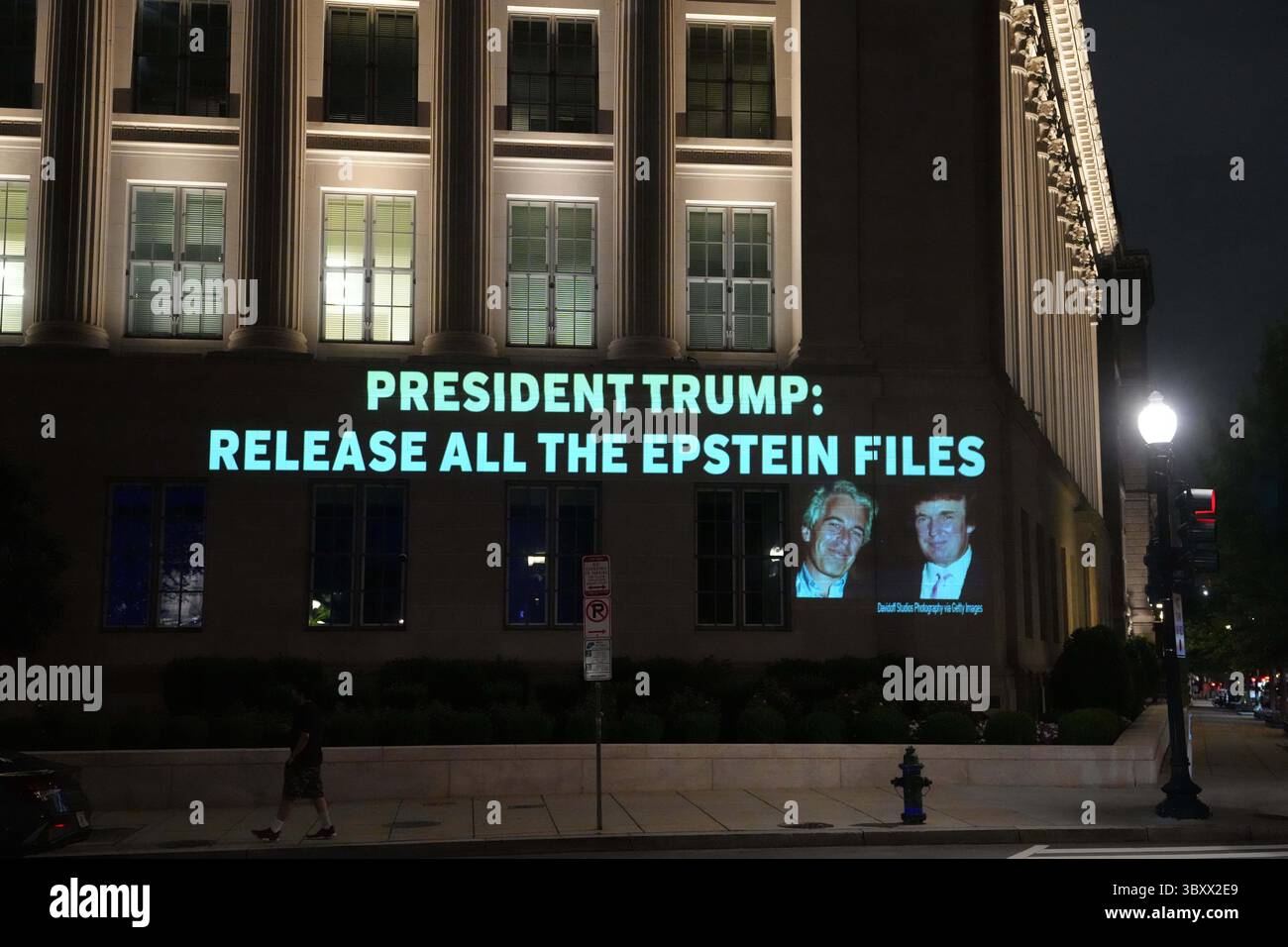 July 18, 2025, Washington, District of Columbia, USA: A projection ...