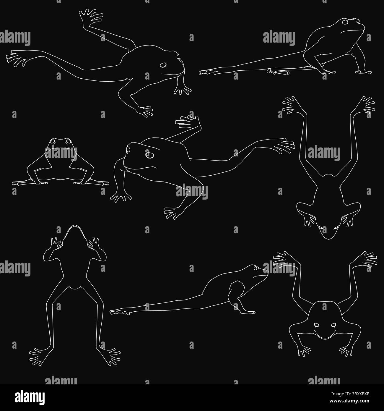 Set various sizes colorful Black and White Stock Photos & Images - Alamy