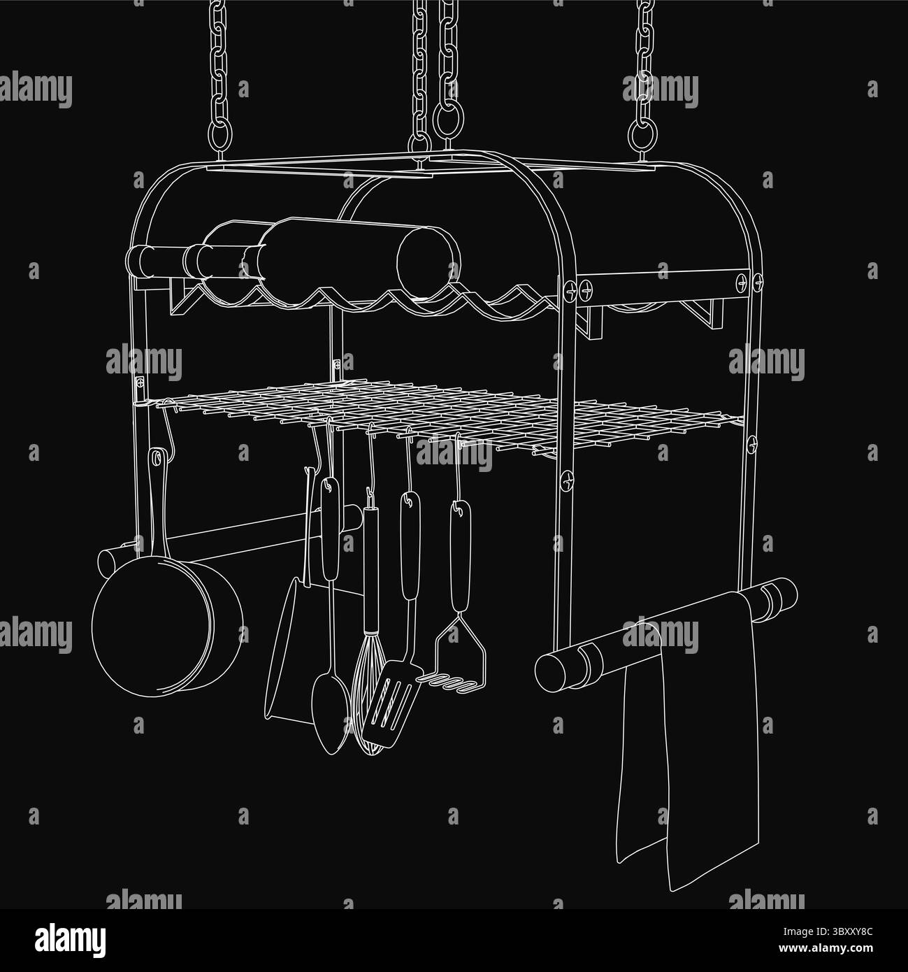 Suspended line Stock Vector Images Alamy