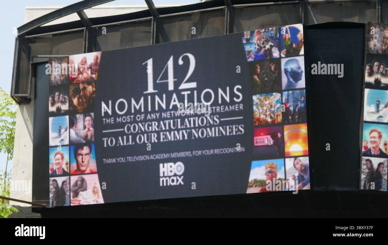 Los Angeles, California, USA 18th July 2025 142 Emmy Nominations HBO ...