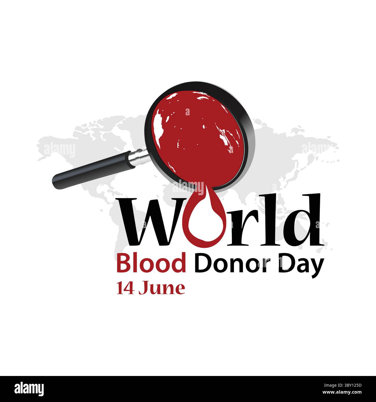 World Blood Donor Day Vector Illustration Design Stock Vector