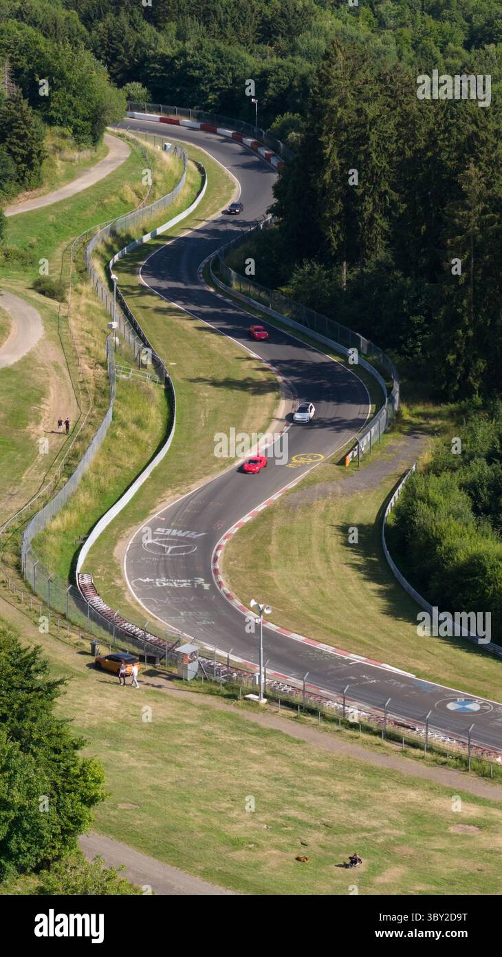 Nurburg, Rhineland Palatinate , 13th of July 2025, Germany. Race cars ...
