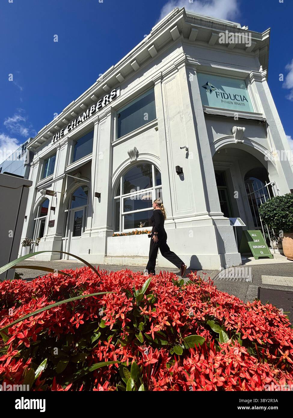 Heritage building The Chambers, cnr Lake and Shields St, Cairns, Queensland, Australia. No PR or MR - Smartphone Captured Stock Image