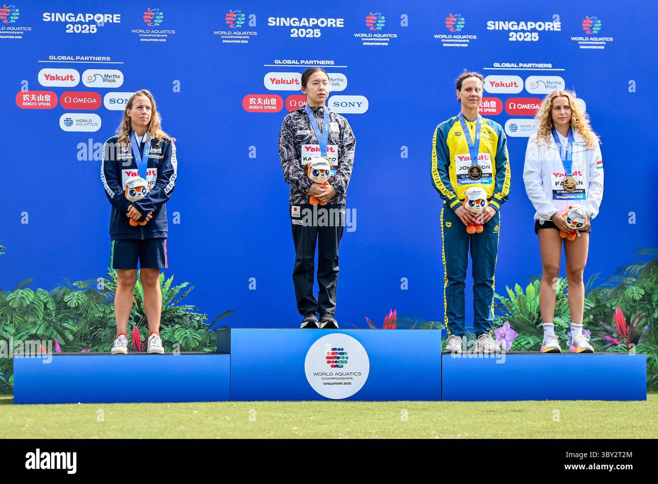 Ichika Kajimoto of Japan celebrates after winning the gold medal in the ...