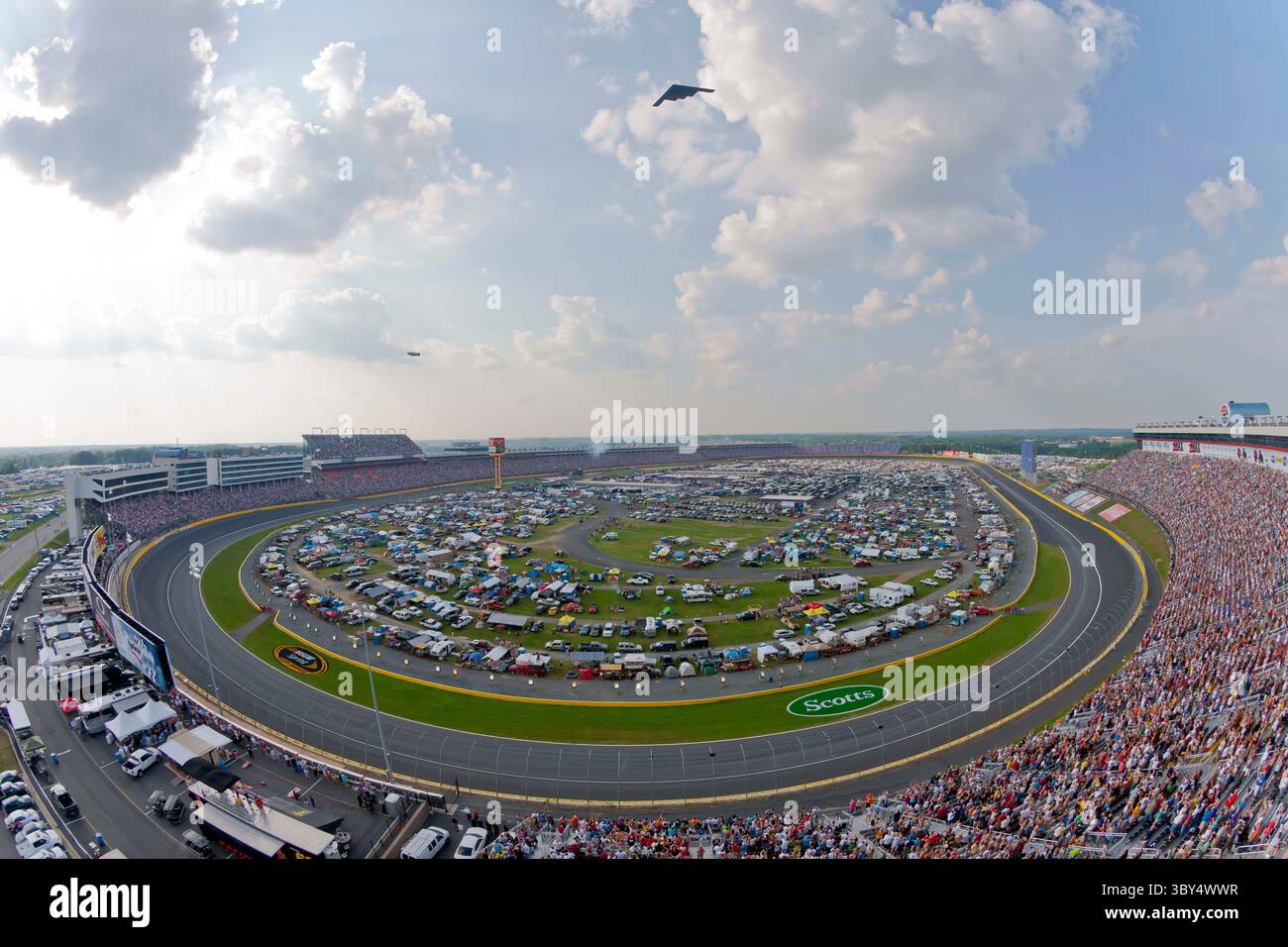 Charlotte motor speedway aerial hi-res stock photography and images - Alamy